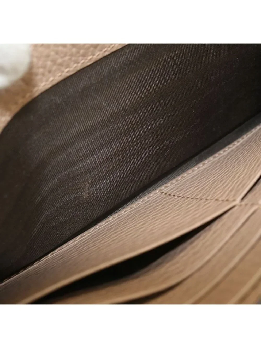 ★SOLD★ Gucci Bicolor Continental Wallet Double Bifold Leather - Picture 5 of 8